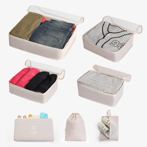 Borsa da viaggio di grande capacità in sette pezzi Set di abbigliamento Multi-Size imballaggio per bagagli custodia antipolvere custodia - Product Image 6