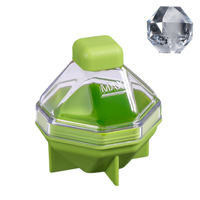 Moule à glaçons en silicone de qualité supérieure, forme diamant, pour whisky, cocktails, bar, accessoires de refroidissement des boissons