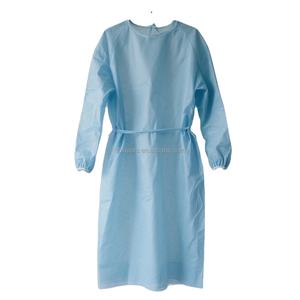 Xiaotu fabbrica monouso Non tessuto Non Sterile PP + PE impermeabile abito di isolamento - Product Image 3