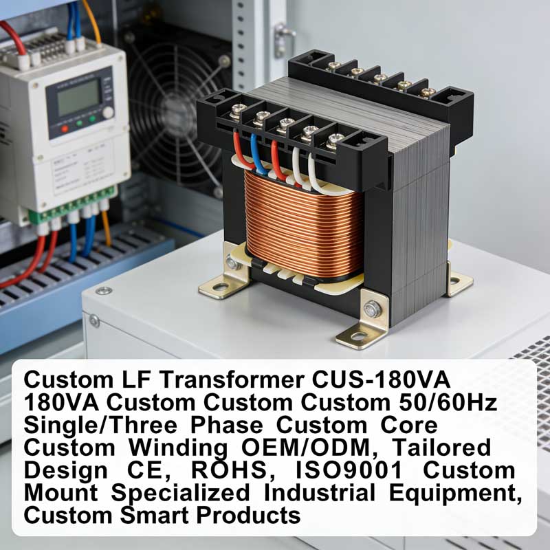 Transformateur LF CUS-180VA 180VA 50Hz 60Hz Monophasé Triphasé