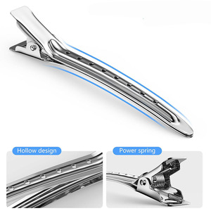 Clip per Capelli Senza Pieghe, Clip a Becco d'Anatra Senza Lasciare Segni, Fermagli a Coccodrillo per Acconciature da Salone - Product Image 3