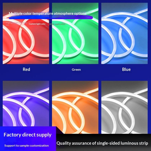 816 LED Silicone Neon Flex Strip <b>Light</b> 12V 24V IP65 Waterproof Flexible <b>Rope</b> <b>Light</b> for Outdoor Advertising Signage Wholesale - Product Image 2