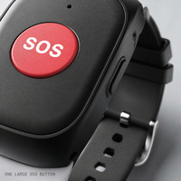 Montre GPS 4G pour personnes âgées avec bouton SOS, appel bidirectionnel, carnet de numéros et numérotation rapide, étanche IP67, longue durée de vie de la batterie