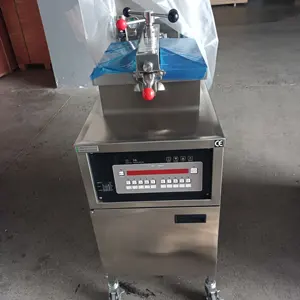 Take Away Restaurant Commercial Small Gas Pressure Deep Fryer With Computer Panel And Oil Filter System