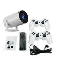 Nouveau Projecteur Manette Intelligent 4K Lecture Vidéo Console de Jeux Projecteur Android 11 Projecteur Portable 3D de Jeu avec Manette