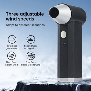 2-in-1 Hoge-Snelheid Mini Elektrische Blaasmachine 130000RPM Borstelloze Motor Draadloze Turbofan voor Autodroging Kantoor Schermreiniger - Product Image 2