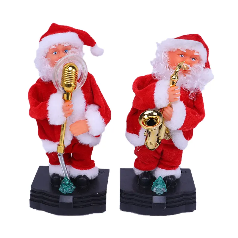 Hot Selling Doll Toy Santa Electric Christmas Small Toy Decorated Christmas