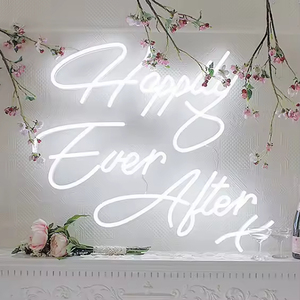 Lettres lumineuses LED pour une ambiance romantique, fournitures de fête, enseigne néon personnalisée pour fête d'anniversaire en famille - Product Image 3