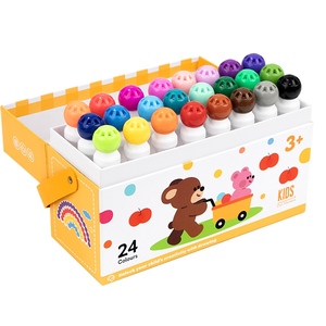 Superdots Kids Tekenen Wasbare Art Markers, 24 Kleuren Veilig, Geen Knoeien, Geen Lekken, Bingo Dauber Kleurstempel Graffiti Markers - Product Image 3