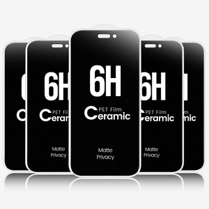 Accesorios para Celulares con Logotipo Personalizado al por Mayor, Película de Cerámica Nano PET 6H 9H Anti-Espía, Protector de Pantalla de Privacidad 360 para iPhone - Product Image 1