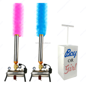 Garçon fille télécommande électronique coloré confettis canon Machine sexe révéler fumée feux d'artifice pour bébé douche fête sprays - Product Image 6