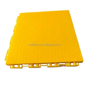 Dalles de sol en plastique PP portables de 25 cm x 25 cm, emboîtables, pour terrains de sport extérieurs, adaptées aux terrains de basket-ball/tennis/volley-ball <span class=keywords><strong>NBA</strong></span> - Product Image 5