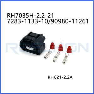 Otomatik 3P su geçirmez fiş 7283-1133-10 7282-1133-10 7283-1133-30 Toyota 1JZ TPS konektörü için gaz kelebeği konum sensörü bakır ABS - Product Image 2