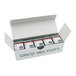 Aiguilles à coudre Groz-Beckert DPX5, résistantes à la chaleur, plaquées titane, pour machines à boutonnières et à double aiguille - Product Image 1