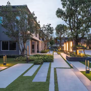 Luces Led Solares para Decoración de Jardín, Lámpara Impermeable de Aluminio para Exteriores, Alimentada por 3D, Luz de Césped de Paisaje - Product Image 5