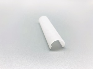 Tùy chỉnh ép đùn hồ sơ nhựa ánh sáng Bar bìa nhựa LED Strip ánh sáng khuếch tán rõ ràng nhựa đèn bóng râm bao gồm - Product Image 4