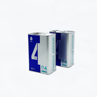 Bidon en fer blanc de 2L, style F, pour huile moteur et liquide de réparation, conditionnement aérosol, matériaux recyclés, bouchon à bec verseur, direct usine