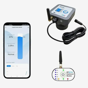 Détecteur <span class=keywords><strong>de</strong></span> niveau <span class=keywords><strong>de</strong></span> liquide sans fil intelligent TLC2404P-LORA avec application TUYA, portée 10m, <span class=keywords><strong>jauge</strong></span> <span class=keywords><strong>de</strong></span> niveau pour réservoir <span class=keywords><strong>de</strong></span> <span class=keywords><strong>carburant</strong></span> diesel et d'eau avec alarme haute et basse - Product Image 2
