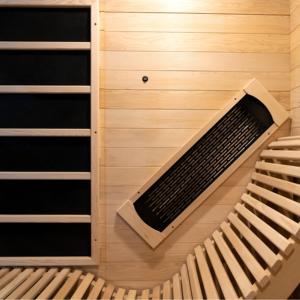 Chất Lượng Cao 2-3 Người Trong Nhà Quang Phổ Đầy Đủ Hồng Ngoại Gỗ Rắn Tắm Hơi Với Thấp enf - Product Image 6