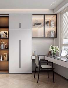 Bibliothèque et bureau intégrés, bibliothèque personnalisée, étagère, ensembles de meubles pour salle d'étude - Product Image 3