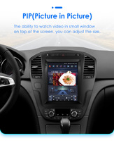 CARUPEZ 9.7 pouces Android voiture stéréo DSP GPS Navigation Opel Insignia Buick Regal 2009-2013 Compatible Vertical Tesla Style 8 cœurs