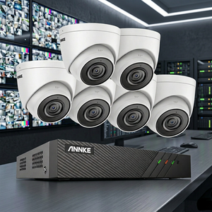 Kit de caméra de sécurité <span class=keywords><strong>ANNKE</strong></span> 3K 5MP POE, NVR 8CH, 8 capteurs CMOS avec détection humaine/véhicule, audio unidirectionnel, résistant aux intempéries, disque dur 2 To - Product Image 4