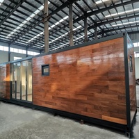 Portable Bungalow Smart Chalet Moderne Eco Lodge Hôtels Maison Préfabriquée Préfabriquée pour USA Mini Casa Container Maisons Maison Kit