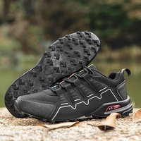 Sepatu Pria Modis Ukuran Besar yang Dapat Disesuaikan, Sepatu Lari Off-road, Sepatu Olahraga, Sepatu Hiking Outdoor, Sepatu Hiking