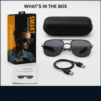 Kacamata Pintar SG11 5.4 Audio Sunglasses UV400 Anti-Blue Light Panggilan Bebas Genggam Musik Eyewear Pengisian Cepat Tipe-C