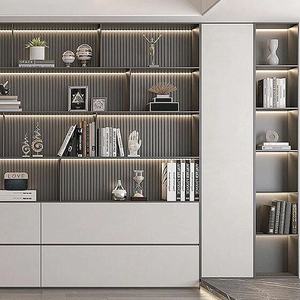 Libreria Moderna in Legno Semplice, Nuovo Mobile Decorativo per Casa, Ufficio, Scuola, Hotel o Appartamento - Product Image 1