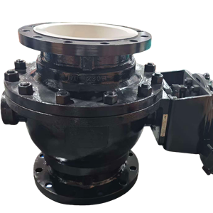 Válvula <span class=keywords><strong>de</strong></span> Bola <span class=keywords><strong>de</strong></span> Acero Inoxidable Dúplex Manual con Revestimiento <span class=keywords><strong>de</strong></span> PTFE, Brida RF, Resistencia Química, 150 PSI, Hierro Fundido Dúctil ASME, OEM B3 - Product Image 1