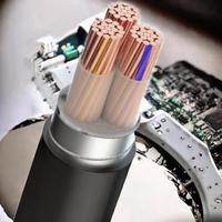 Câble d'alimentation AC 0,6/1 kV CU/XLPE/PVC, cuivre isolé XLPE, gaine PVC, câble YJV 1/2/3/4/5 conducteurs 2,5 mm²~400 mm² YJV22