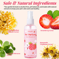 프라이빗 라벨 맞춤형 100ml 강아지 냄새 제거 클리너 스프레이 부드러운 탈취 및 상쾌한 펫 데오도란트
