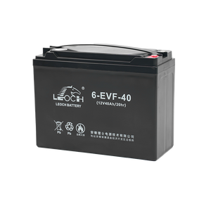 Batterie GEL AGM LEOCH 12V 40Ah 6-EVF-40 à décharge profonde sans entretien pour trottinette <span class=keywords><strong>électrique</strong></span>, vélo <span class=keywords><strong>électrique</strong></span>, énergie solaire, onduleur 223x92.5x170mm - Product Image 6