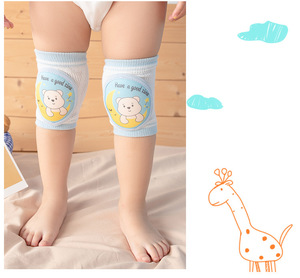 Genouillères en coton respirant pour bambins et bébés, protection contre les animaux mignons, genouillères en EVA pour enfants - Product Image 3