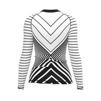 Protection solaire pour femmes : Rashguard à manches raglan, coupe ajustée, anti-frottement, coutures plates pour les journées à la plage