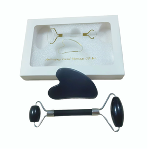 ชุดโปรโมชั่นผลิตภัณฑ์ดูแลผิวหน้า ประกอบด้วยลูกกลิ้งนวดหน้าและแผ่นกัวซาในกล่องของขวัญ - Product Image 4