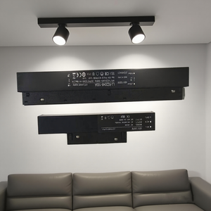 Accessoires pour système d'éclairage sur rail magnétique industriel, projecteur encastré <span class=keywords><strong>LED</strong></span> COB, alimentation électrique, <span class=keywords><strong>transformateur</strong></span> 48V - Product Image 1