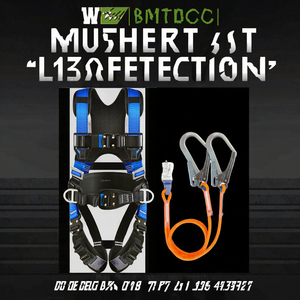 ANSI認定ポリエステル全身ハーネス安全ラヤードベルト建設用タワークライミング落下保護高さで作業 - Product Image 3