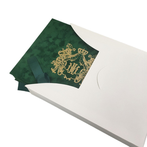 Velvet <b>gift</b> <b>box</b> customization, gold-embossed acrylic invitations, Western-style <b>wedding</b> invitations, <b>wedding</b> cards - Product Image 3