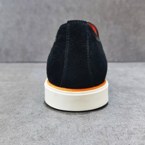 SENPIN Nueva Colección Primavera Verano Otoño Mocasines de Oficina de Cuero Genuino de Ante Impermeables de Boca Baja Sin Cordones - Product Image 5