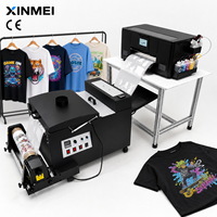 Imprimante DTF XINMEI A3 30cm à séchage rapide et fonctionnement intelligent, pour impression par transfert thermique à l'eau, avec tête d'impression XP600