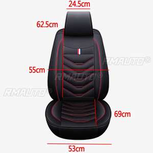 Housses de siège avant universelles en cuir PU pour Toyota Corolla Camry Rav4 Auris Prius Avensis SUV Accessoires automobiles - Product Image 6