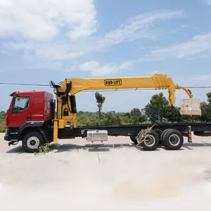 B0B-LIFT 20 Ton Hydraulic Truck Mounted Crane Straight Boom Telescopic Crane For Sale