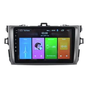 Rádio retrovisor com navegação gps, rádio bt, visão traseira, player de vídeo, para toyota corolla 2009, 10, 11, 12, 13