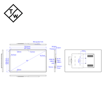 Tableta Android de 32 Pulgadas Full HD RK3588 con Pantalla Táctil, 4GB, Resistente al Agua, con Soporte de Pared, Cámara USB