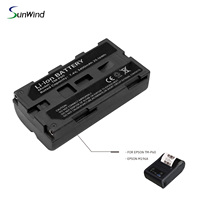 Baterai pemindai kode batang Printer Label baru untuk EPSON TM-P60 7.4V 3400mAh