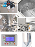 Máquina Automática de Envasado al Vacío Vertical VFFS para Bolsas de Hummus, Puré de Patatas, Emulsión de Látex, Pegamento para Papel Tapiz y Líquidos