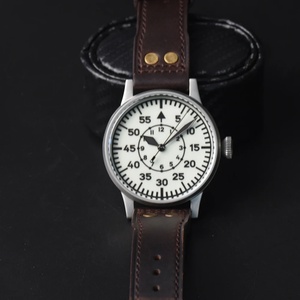 Hruodland 2026 New Retro pilot 42MM Men's <b>Automatic</b> Mechanical Watch PT5000 Stainless Steel Waterproof 10Bar Sapphire C3 Reloj - Product Image 2