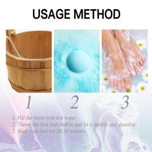 Ensemble de bain Gel douche Bombe de bain Relaxant Bulle Sel de mer Soins de la peau Lavande Bain Spa Coffrets Cadeaux Soulagement de la peau sèche - Product Image 6